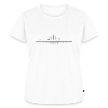 london02light - Frauen Premium Bio T-Shirt - Weiß - Vorne - AI Model Female 172 dark (172cm)