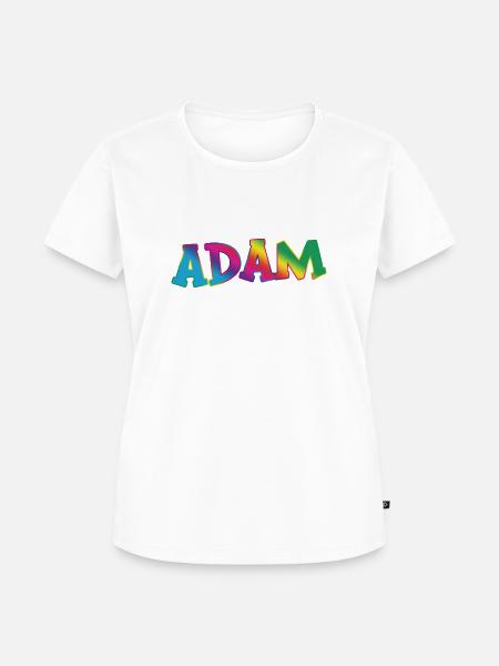 Adam - Frauen Premium Bio T-Shirt - Weiß