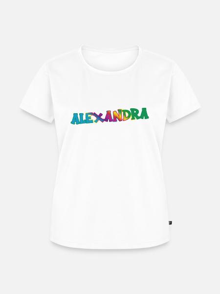 Alexandra - Frauen Premium Bio T-Shirt - Weiß