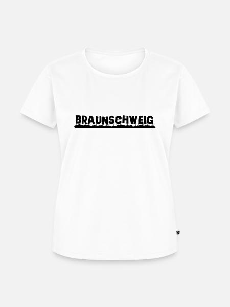 Braunschweig - Frauen Premium Bio T-Shirt - Weiß