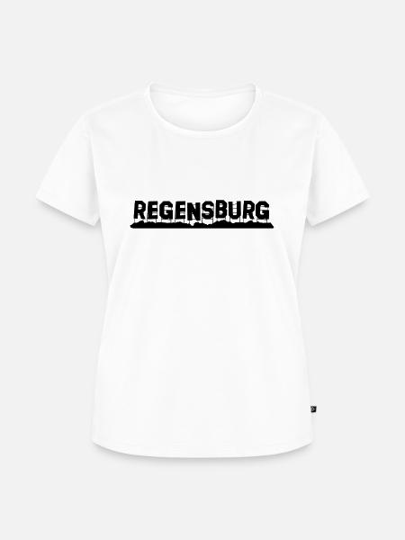 Regensburg - Frauen Premium Bio T-Shirt - Weiß
