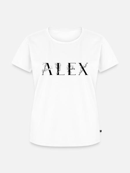 Name - Alex - Frauen Premium Bio T-Shirt - Weiß