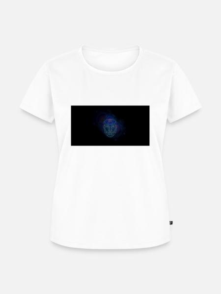Skullman Farbe - Frauen Premium Bio T-Shirt - Weiß