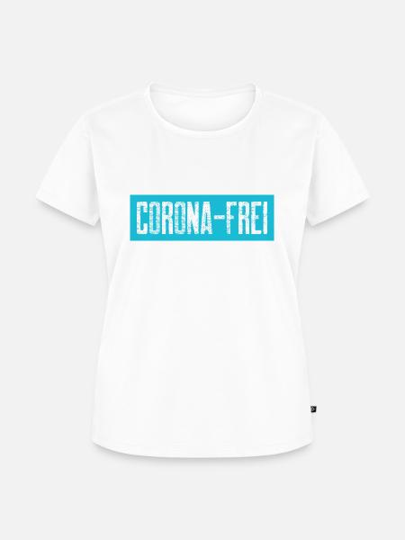 Corona-Frei - Frauen Premium Bio T-Shirt - Weiß