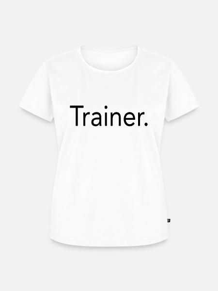 Traineroder Übungsleiter - Frauen Premium Bio T-Shirt - Weiß