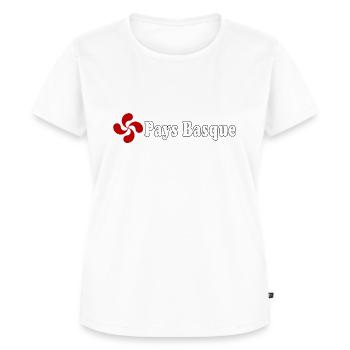 Baskenland - Frauen Premium Bio T-Shirt - Weiß - Vorne - AI Model Female 172 dark (172cm)