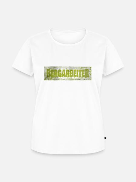 Von Beruf aus Bergarbeiter - Frauen Premium Bio T-Shirt - Weiß