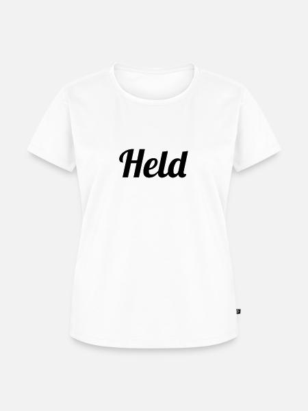 Held - Frauen Premium Bio T-Shirt - Weiß