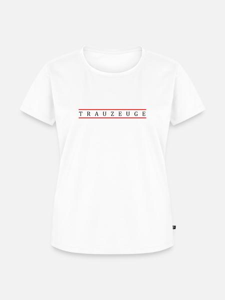 Trauzeuge - Frauen Premium Bio T-Shirt - Weiß