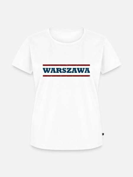 Warschau - Frauen Premium Bio T-Shirt - Weiß