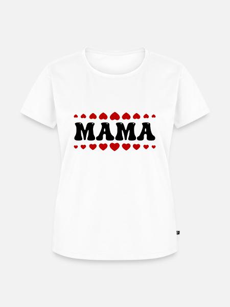 Mama - Frauen Premium Bio T-Shirt - Weiß