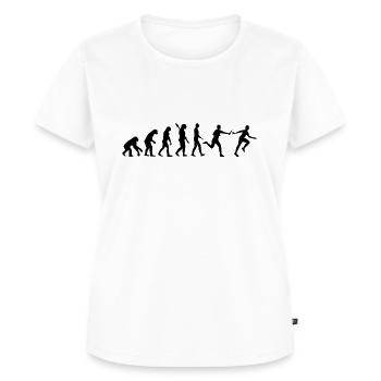 athlétisme - T-shirt Premium bio Femme - blanc - Devant - AI Model Female 172 dark (172cm)