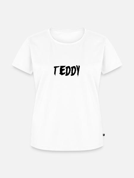 Teddy - Frauen Premium Bio T-Shirt - Weiß