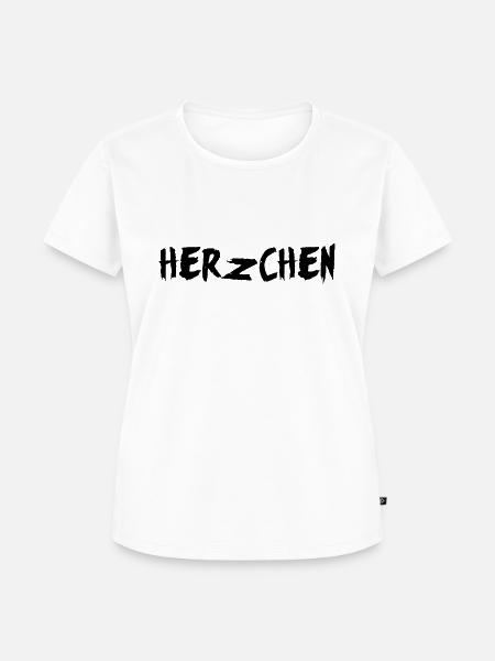 Herzchen - Frauen Premium Bio T-Shirt - Weiß