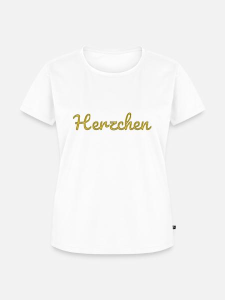 Herzchen - Frauen Premium Bio T-Shirt - Weiß