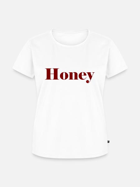 Honey - Frauen Premium Bio T-Shirt - Weiß