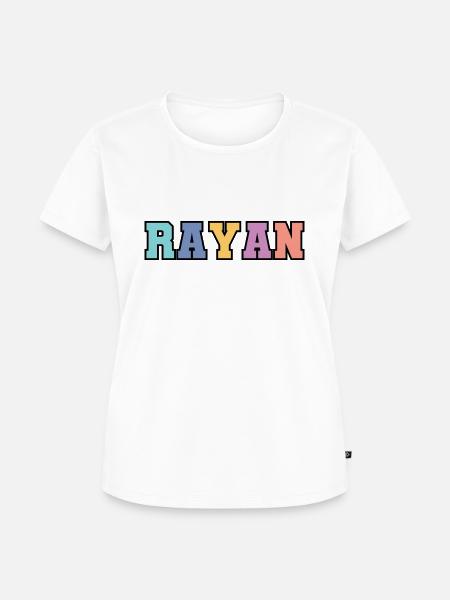 Name - Rayan - Frauen Premium Bio T-Shirt - Weiß