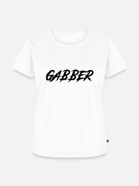 Gabber - Frauen Premium Bio T-Shirt - Weiß