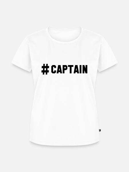 # captain - Frauen Premium Bio T-Shirt - Weiß