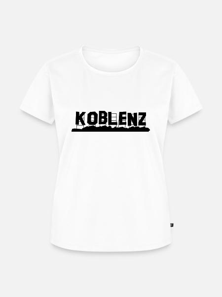 Koblenz - Frauen Premium Bio T-Shirt - Weiß