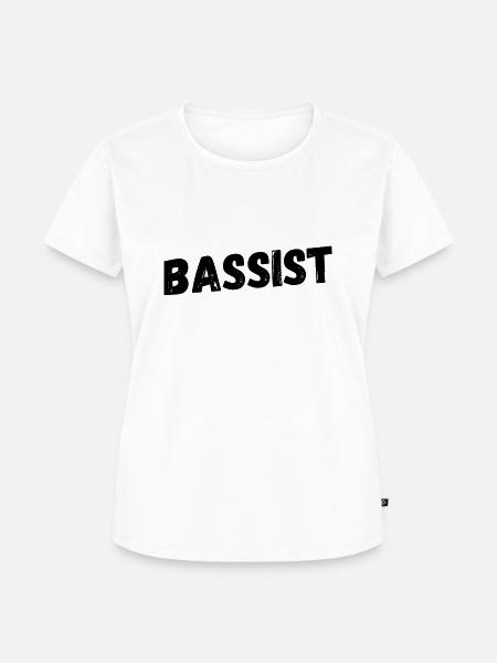 bassist - Frauen Premium Bio T-Shirt - Weiß