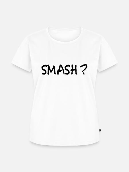 Smash - Frauen Premium Bio T-Shirt - Weiß
