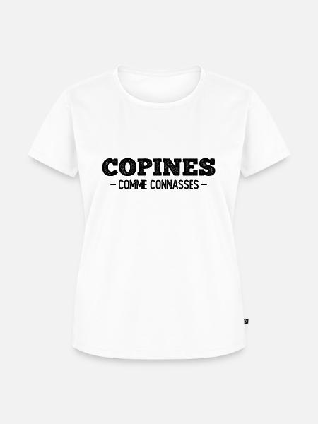 Freundinnen als - Frauen Premium Bio T-Shirt - Weiß