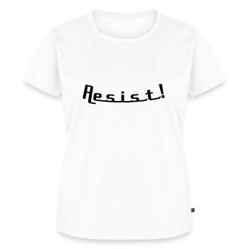 Resist - Frauen Premium Bio T-Shirt - Weiß - Vorne - AI Model Female 172 dark (172cm)