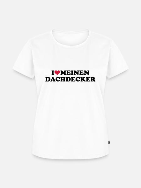 Dachdecker - Frauen Premium Bio T-Shirt - Weiß