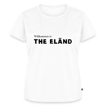 Heimatländ! - Frauen Premium Bio T-Shirt - Weiß - Vorne - AI Model Female 172 dark (172cm)