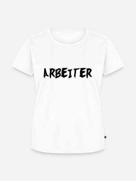 Arbeiter - Frauen Premium Bio T-Shirt - Weiß