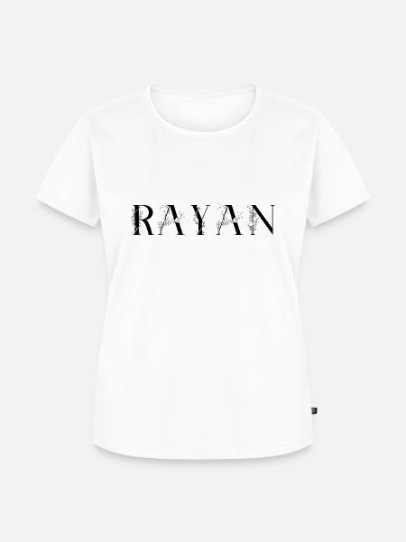 Name - Rayan - Frauen Premium Bio T-Shirt - Weiß