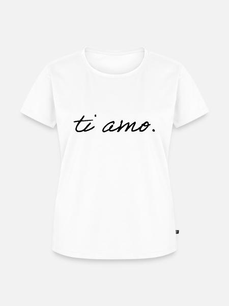 ti amo. - Frauen Premium Bio T-Shirt - Weiß