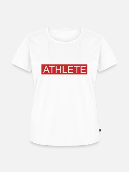 Athlete - Frauen Premium Bio T-Shirt - Weiß