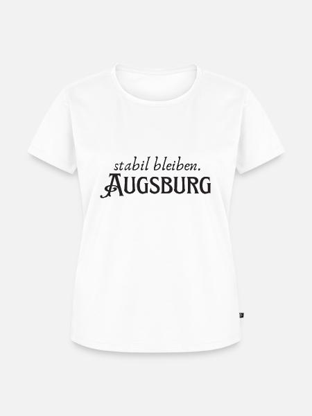 Stabil bleiben Augsburg - Frauen Premium Bio T-Shirt - Weiß