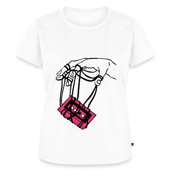 Manuels et bande - T-shirt Premium bio Femme - blanc - Devant - AI Model Female 172 dark (172cm)