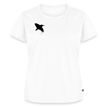 hai noir - T-shirt Premium bio Femme - blanc - Devant - AI Model Female 172 dark (172cm)