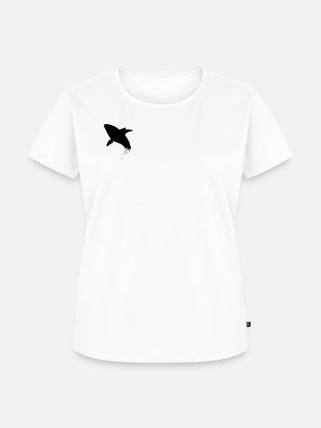hai black - Frauen Premium Bio T-Shirt - Weiß