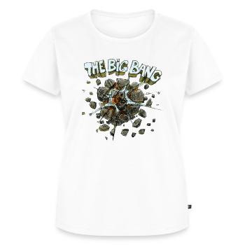 big bang - T-shirt Premium bio Femme - blanc - Devant - AI Model Female 172 dark (172cm)