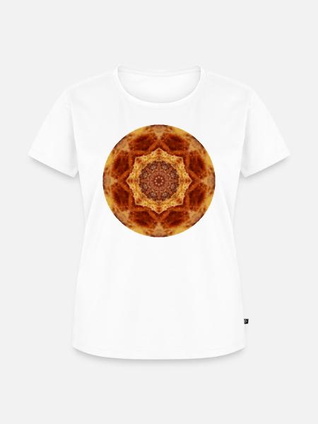 Mandala-Quantum 9 - Frauen Premium Bio T-Shirt - Weiß