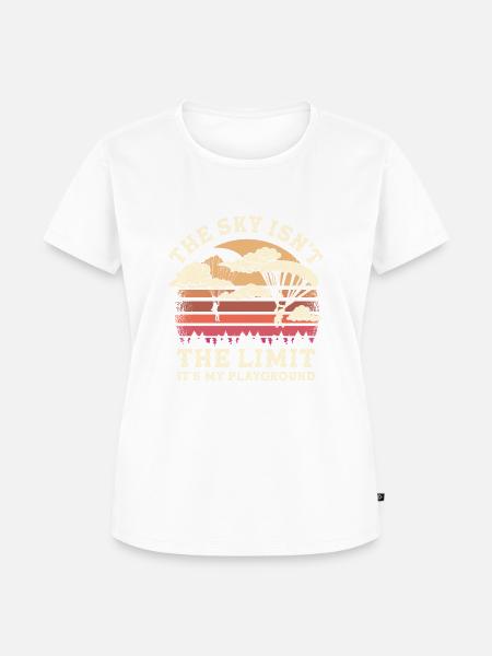 Paragliding Sky Limit - Frauen Premium Bio T-Shirt -