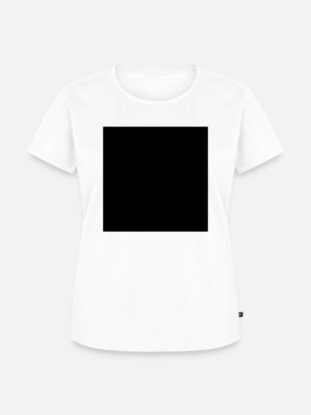Viereck - Frauen Premium Bio T-Shirt - Weiß