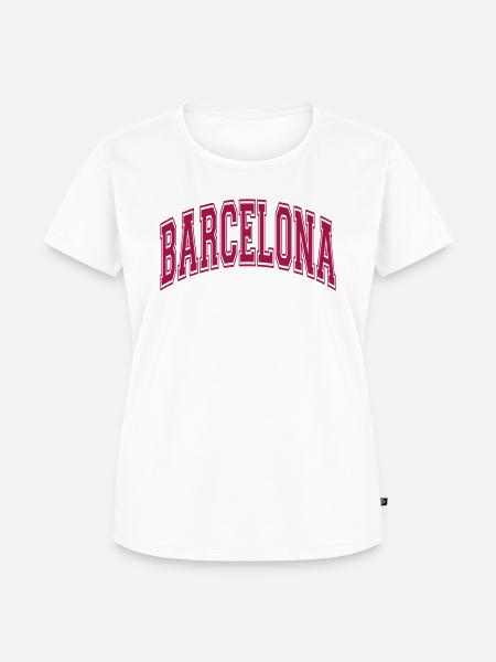 Barcelona - Frauen Premium Bio T-Shirt - Weiß