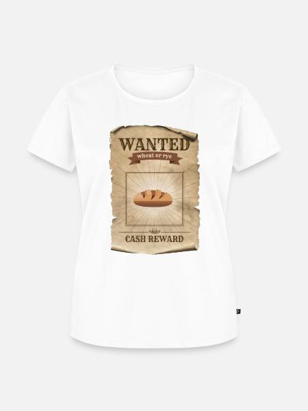 Weizen- oder Roggenbrot gesucht - Frauen Premium Bio T-Shirt - Weiß