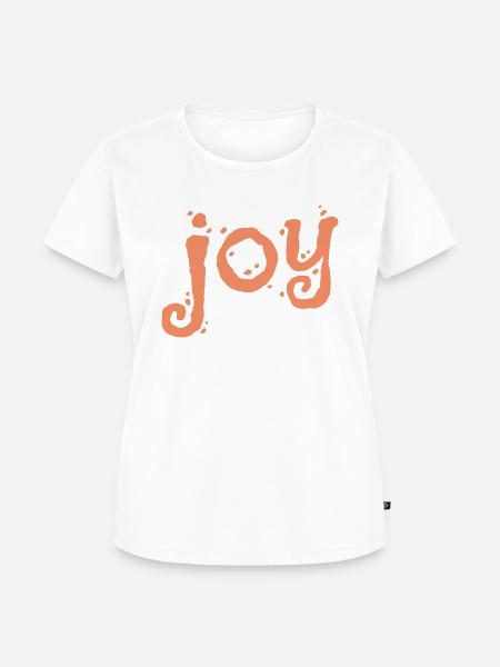 Joy - Frauen Premium Bio T-Shirt - Weiß