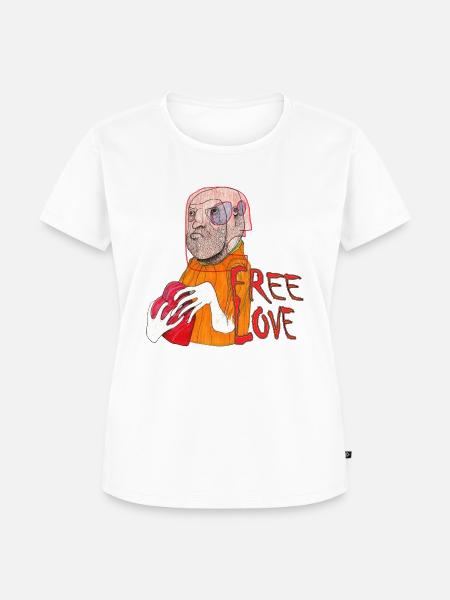Freie Liebe - Frauen Premium Bio T-Shirt - Weiß