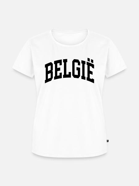 België - Frauen Premium Bio T-Shirt - Weiß