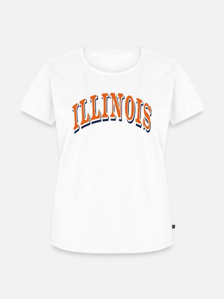 Illinois - Frauen Premium Bio T-Shirt - Weiß