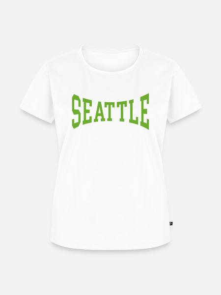 Seattle - Frauen Premium Bio T-Shirt - Weiß