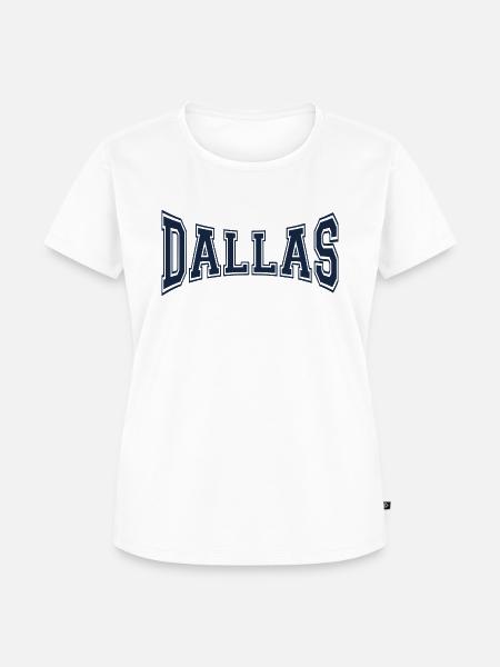 Dallas - Frauen Premium Bio T-Shirt - Weiß